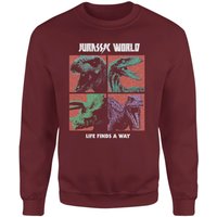Jurassic Park World Four Colour Faces Sweatshirt - Burgundy - L, Red
Jurassic Park World Four Colour Faces Sweatshirt - Burgundy - L, Red