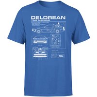 Back To The Future Delorean Schematic Men's T-Shirt - Blue - XL
Back To The Future Delorean Schematic Men's T-Shirt - Blue - XL