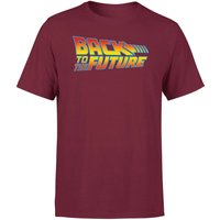 Back To The Future Classic Logo Men's T-Shirt - Burgundy - L, Red
Back To The Future Classic Logo Men's T-Shirt - Burgundy - L, Red