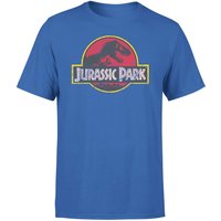 Jurassic Park Logo Vintage Men's T-Shirt - Blue - XL
Jurassic Park Logo Vintage Men's T-Shirt - Blue - XL