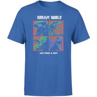 Jurassic Park World Four Colour Faces Men's T-Shirt - Blue - L
Jurassic Park World Four Colour Faces Men's T-Shirt - Blue - L
