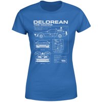 Back To The Future Delorean Schematic Women's T-Shirt - Blue - M
Back To The Future Delorean Schematic Women's T-Shirt - Blue - M