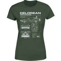 Back To The Future Delorean Schematic Women's T-Shirt - Green - L
Back To The Future Delorean Schematic Women's T-Shirt - Green - L