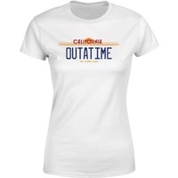 Back To The Future Outatime Plate Women's T-Shirt - White - S
Back To The Future Outatime Plate Women's T-Shirt - White - S