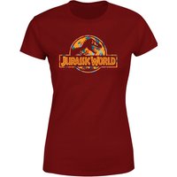Jurassic Park Logo Tropical Women's T-Shirt - Burgundy - S, Red
Jurassic Park Logo Tropical Women's T-Shirt - Burgundy - S, Red