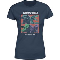 Jurassic Park World Four Colour Faces Women's T-Shirt - Navy - L
Jurassic Park World Four Colour Faces Women's T-Shirt - Navy - L