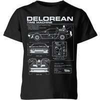Back To The Future Delorean Schematic Kids' T-Shirt - Black - 5-6 Years
Back To The Future Delorean Schematic Kids' T-Shirt - Black - 5-6 Years