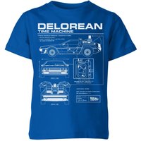 Back To The Future Delorean Schematic Kids' T-Shirt - Blue - 7-8 Years
Back To The Future Delorean Schematic Kids' T-Shirt - Blue - 7-8 Years