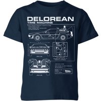 Back To The Future Delorean Schematic Kids' T-Shirt - Navy - 7-8 Years
Back To The Future Delorean Schematic Kids' T-Shirt - Navy - 7-8 Years