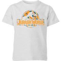 Jurassic Park Logo Tropical Kids' T-Shirt - Grey - 3-4 Years, Gray
Jurassic Park Logo Tropical Kids' T-Shirt - Grey - 3-4 Years, Gray