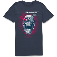 Grimmfest 2022 Skull Unisex T-Shirt - Navy - M, Blue
Grimmfest 2022 Skull Unisex T-Shirt - Navy - M, Blue
