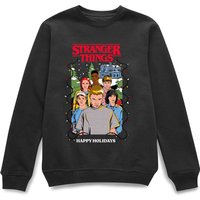 Stranger Things Happy Holidays Christmas Jumper - Black - L
Stranger Things Happy Holidays Christmas Jumper - Black - L