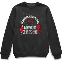 Stranger Things Seasons Greeting From Upside Down Christmas Jumper - Black - L
Stranger Things Seasons Greeting From Upside Down Christmas Jumper - Black - L