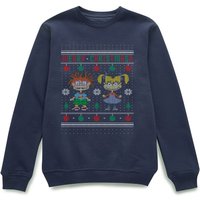 Rugrats Chuckie And Angelica - Merry Christmas Christmas Jumper - Navy - XL, Blue
Rugrats Chuckie And Angelica - Merry Christmas Christmas Jumper - Navy - XL, Blue