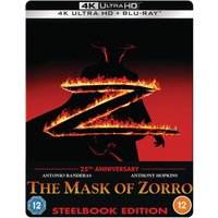 The Mask of Zorro 4K Ultra HD Steelbook (includes Blu-ray)
The Mask of Zorro 4K Ultra HD Steelbook (includes Blu-ray)