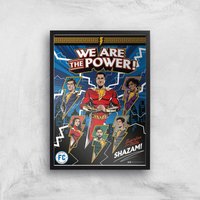 Shazam! Fury of the Gods We Are The Power! Giclee Art Print - A4 - Black Frame, Multi
Shazam! Fury of the Gods We Are The Power! Giclee Art Print - A4 - Black Frame, Multi