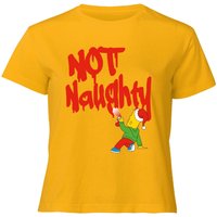The Simpsons Bart Not Naughty Women's Cropped T-Shirt - Mustard - XS - Mustard
The Simpsons Bart Not Naughty Women's Cropped T-Shirt - Mustard - XS - Mustard