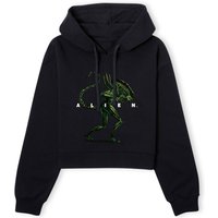 Alien Full Side Women's Cropped Hoodie - Black - XS - Black
Alien Full Side Women's Cropped Hoodie - Black - XS - Black
