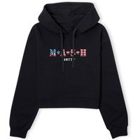 M*A*S*H US Flag Logo Women's Cropped Hoodie - Black - XS - Black
M*A*S*H US Flag Logo Women's Cropped Hoodie - Black - XS - Black