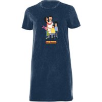 Bob's Burgers Family Women's T-Shirt Dress - Navy Acid Wash - XXL - Navy Acid Wash
Bob's Burgers Family Women's T-Shirt Dress - Navy Acid Wash - XXL - Navy Acid Wash