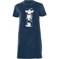Pokemon Generation 7 Monochrome Starters Women's T-Shirt Dress - Navy Acid Wash - XXL
Pokemon Generation 7 Monochrome Starters Women's T-Shirt Dress - Navy Acid Wash - XXL