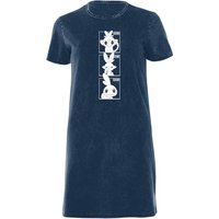 Pokemon Generation 8 Monochrome Starters Women's T-Shirt Dress - Navy Acid Wash - XXL
Pokemon Generation 8 Monochrome Starters Women's T-Shirt Dress - Navy Acid Wash - XXL