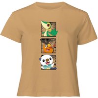Pokemon Generation 5 Starters Women's Cropped T-Shirt - Tan - XL
Pokemon Generation 5 Starters Women's Cropped T-Shirt - Tan - XL