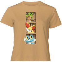 Pokemon Generation 6 Starters Women's Cropped T-Shirt - Tan - XL
Pokemon Generation 6 Starters Women's Cropped T-Shirt - Tan - XL