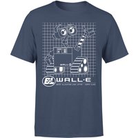 Wall-E Schematic Men's T-Shirt - Navy - M, Blue
Wall-E Schematic Men's T-Shirt - Navy - M, Blue