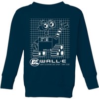 Wall-E Schematic Kids' Sweatshirt - Navy - 3-4 Years
Wall-E Schematic Kids' Sweatshirt - Navy - 3-4 Years