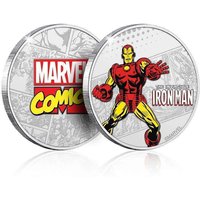 Marvel Limited Edition .999 Silver Plated Ironman Collectible Coin
Marvel Limited Edition .999 Silver Plated Ironman Collectible Coin