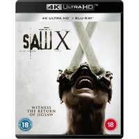 Saw X 4K Ultra HD (includes Blu-ray)
Saw X 4K Ultra HD (includes Blu-ray)