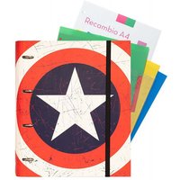 Carpeblock 4 Rings Marvel Captain America Shield
Carpeblock 4 Rings Marvel Captain America Shield