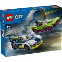 LEGO City Police Car and Muscle Car Chase Building Toy 60415
LEGO City Police Car and Muscle Car Chase Building Toy 60415