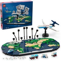 LEGO Family Travel Moments World Map Building Toy Set 1838
LEGO Family Travel Moments World Map Building Toy Set 1838