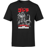 Godzilla Kanji Poster Unisex T-Shirt - Black - XXL
Godzilla Kanji Poster Unisex T-Shirt - Black - XXL