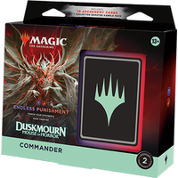Magic: The Gathering TCG Duskmourn Endless Punishment Commander Deck
Magic: The Gathering TCG Duskmourn Endless Punishment Commander Deck