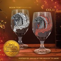 House of The Dragon Colour Changing Glass Goblet
House of The Dragon Colour Changing Glass Goblet