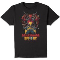 Deadpool & Wolverine Maximum Effort Unisex T-Shirt - Black - M
Deadpool & Wolverine Maximum Effort Unisex T-Shirt - Black - M