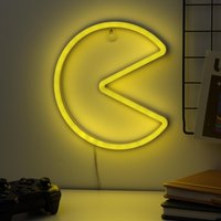 Pac Man Wall Mountable LED Neon Light
Pac Man Wall Mountable LED Neon Light