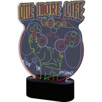 Gameration One More Life Led Table Lamp
Gameration One More Life Led Table Lamp