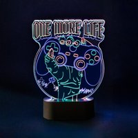 Gameration One More Life Led Table Lamp
Gameration One More Life Led Table Lamp