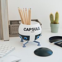 Dragon Ball Z Spaceship Capsule Corp Pen Holder
Dragon Ball Z Spaceship Capsule Corp Pen Holder