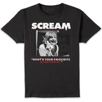Scream What's Your Favourite Scary Movie Unisex T-Shirt - Black - L
Scream What's Your Favourite Scary Movie Unisex T-Shirt - Black - L