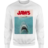 Jaws Classic Poster Sweatshirt - White - XL
Jaws Classic Poster Sweatshirt - White - XL