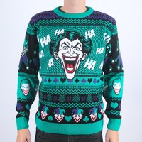 The Joker Ha-Ha-Happy Holidays Knitted Christmas Jumper - L
The Joker Ha-Ha-Happy Holidays Knitted Christmas Jumper - L
