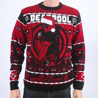 Deadpool On The Naughty List Knitted Christmas Jumper - XXL
Deadpool On The Naughty List Knitted Christmas Jumper - XXL