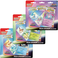 Pokémon TCG: Scarlet & Violet 8.5 - Prismatic Evolutions Tech Sticker Collection - Assorted Display (Includes 1 Set Only)
Pokémon TCG: Scarlet & Violet 8.5 - Prismatic Evolutions Tech Sticker Collection - Assorted Display (Includes 1 Set Only)