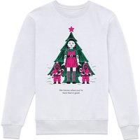 Squid Game She Knows If You've Been Bad Or Good Sweatshirt - White - L
Squid Game She Knows If You've Been Bad Or Good Sweatshirt - White - L