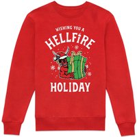 Stranger Things Hellfire Holiday Sweatshirt - Red - XL
Stranger Things Hellfire Holiday Sweatshirt - Red - XL